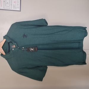 Polo  beverly hills polo club Green shirt NWT Size Medium